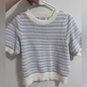 & other stories sweater short sleeve